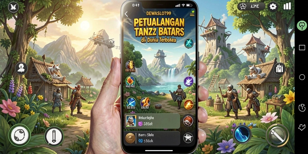 Tampilan gameplay seru di dunia terbuka DEWASLOT99.
