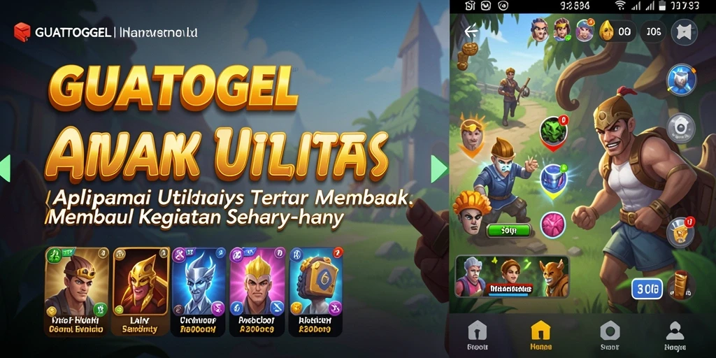 Tampilan antarmuka GUATOGEL yang bersih dan intuitif.