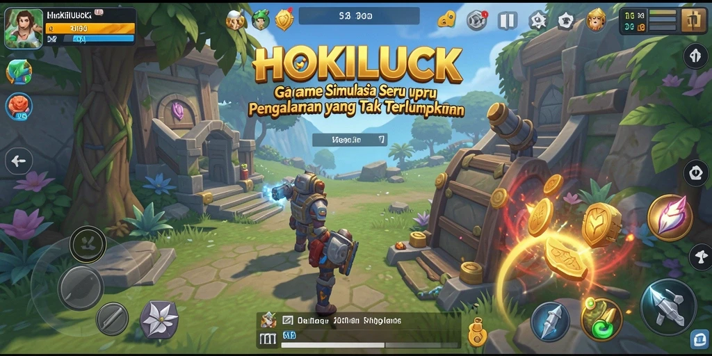 Tampilan gameplay HOKILUCK yang penuh warna dan interaktif.