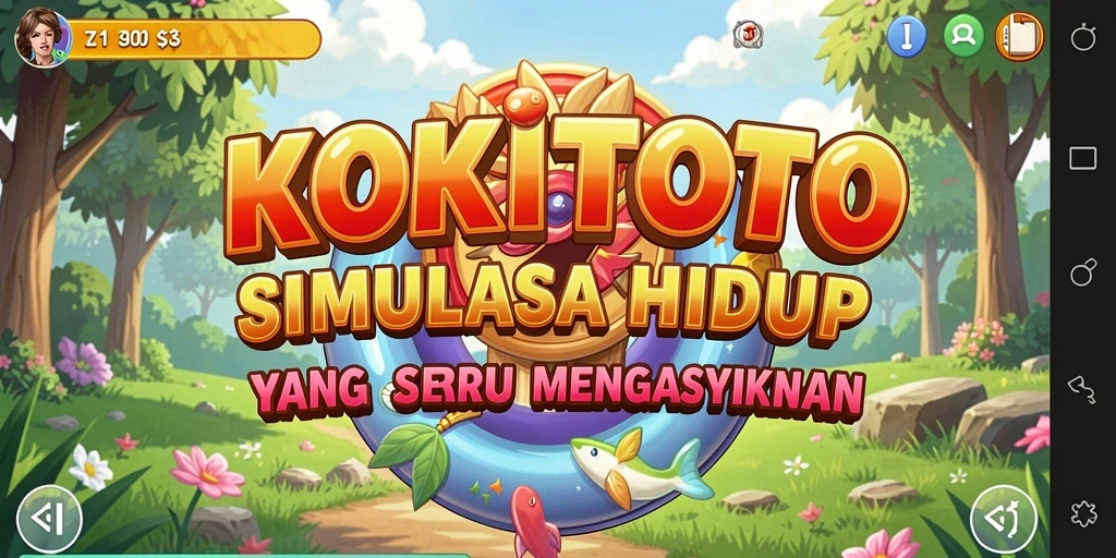 Tampilan gameplay KOKITOTO yang seru dan interaktif.
