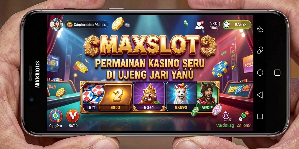 Screenshot gameplay MAXSLOT menampilkan keseruan bermain slot Kasino.