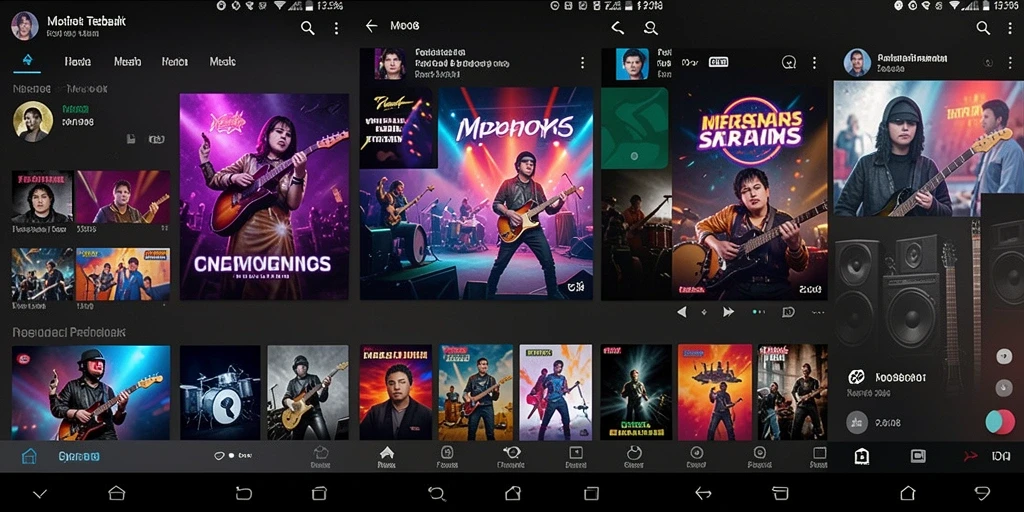Tangkapan layar gameplay MPO08 dengan fitur karaoke dan antarmuka yang menarik.