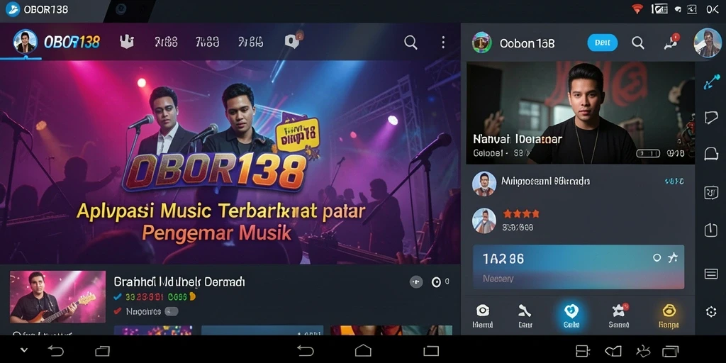 Tampilan unik dari gameplay OBOR138 yang menampilkan pengalaman musik interaktif.