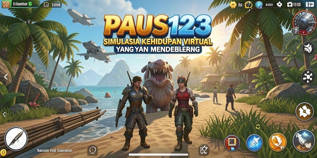 Tampilan gameplay PAUS123 yang menakjubkan dan interaktif.