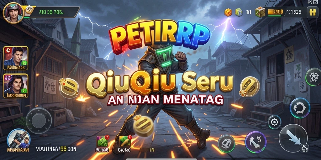 Screenshot tampilan gameplay QiuQiu PETIRRP yang menarik