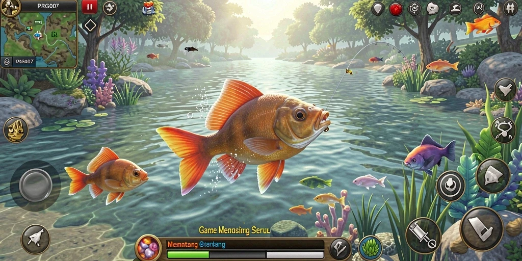 Tangkapan ikan yang memuaskan dalam PRG007 dengan grafis menakjubkan.
