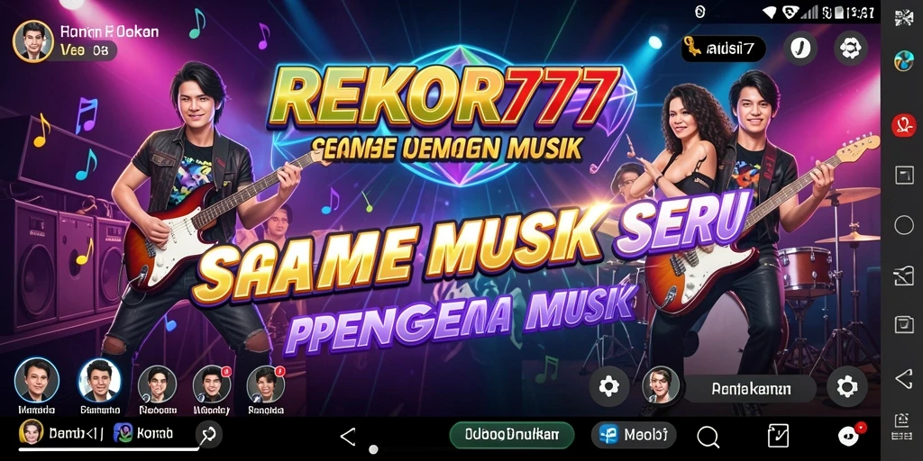 Tampilan gameplay seru dan interaktif dari REKOR777.