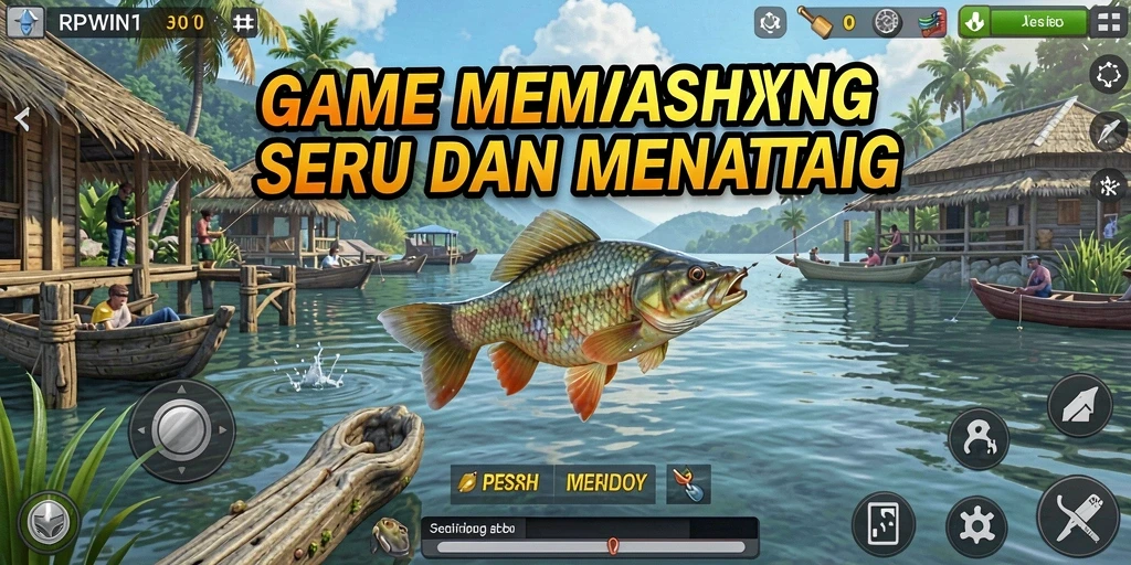 Tangkapan ikan yang menakjubkan dalam gameplay RPWIN1.