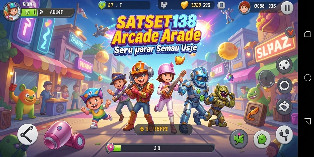 Tampilan menarik dari gameplay Arcade SATSET138 yang mengasyikkan.