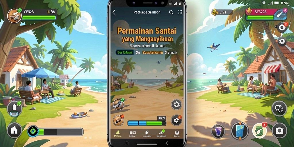 Screenshot gameplay yang menampilkan keseruan SE328.